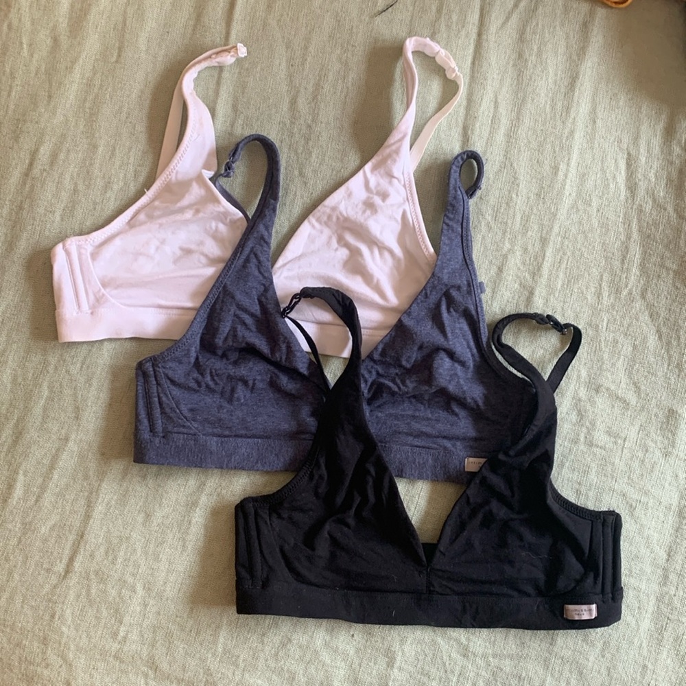 Intimisimi Organic Cotton Comfort Bras — Set of 3